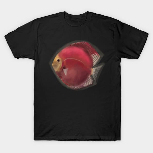Discus Fish T-Shirt by JERRYVEE66